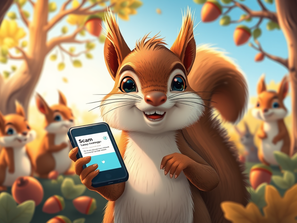 Recognizing Scam Messages: Squirrel’s Guide